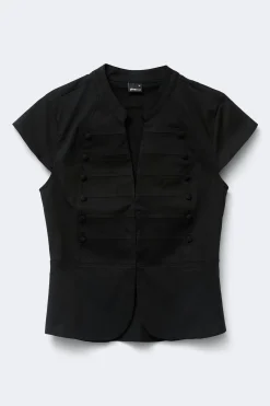 Shaped utility top - Schwarz - Dame - Gina Tricot