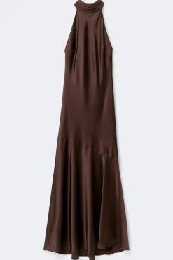 Shawl maxi dress - Braun - Dame - Gina Tricot