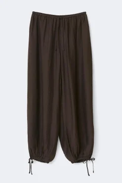 Sheer balloon trousers - Braun - Dame - Gina Tricot