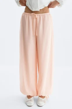Sheer balloon trousers - Rosa - Dame - Gina Tricot