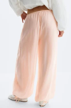 Sheer balloon trousers - Rosa - Dame - Gina Tricot