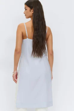 Sheer dress - Blau - Dame - Gina Tricot