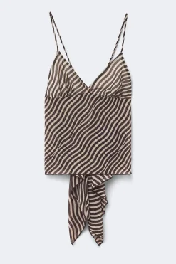 Sheer strap singlet - Weiß - Dame - Gina Tricot