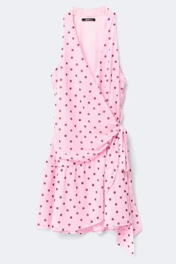 Sheer wrap dress - Rosa - Dame - Gina Tricot
