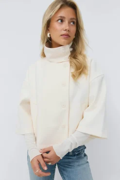 14+ short felt jacket - Weiß - Gina Tricot
