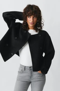 Short jacket - Schwarz - Dame - Gina Tricot