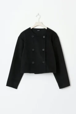 Short jacket - Schwarz - Dame - Gina Tricot