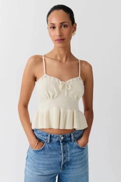 singlet - Weiß - Dame - Gina Tricot