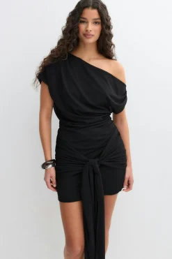 Slouchy mini dress - Schwarz - Dame - Gina Tricot