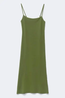 90s midi dress - Grün - Dame - Gina Tricot