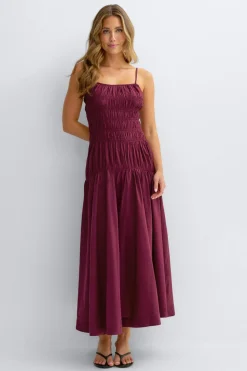 Smock dress - Lila - Dame - Gina Tricot