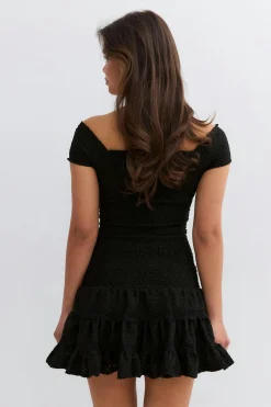 14+ smock dress - Schwarz - Gina Tricot