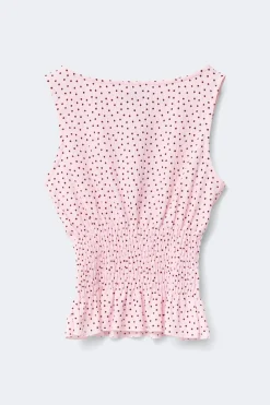 Smock top - Rosa - Dame - Gina Tricot