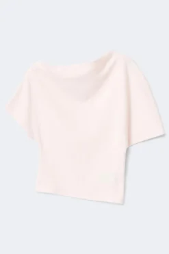 Soft asymmetric top - Rosa - Dame - Gina Tricot