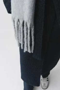 Soft chunky scarf - Grau - Dame - Gina Tricot
