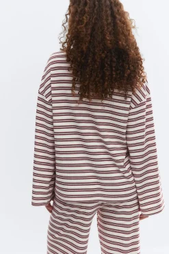 Soft loungewear longsleeve top - Lila - Dame - Gina Tricot