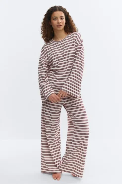 Soft loungewear longsleeve top - Lila - Dame - Gina Tricot
