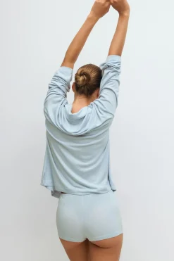 Soft pyjamas hotpants - Blau - Dame - Gina Tricot