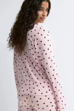 Soft pyjamas shirt - Rosa - Dame - Gina Tricot