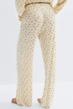 Soft pyjamas trousers - Gelb - Dame - Gina Tricot