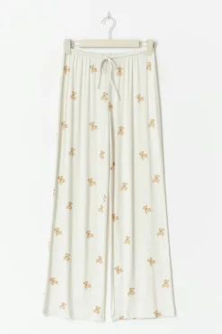 Soft pyjamas trousers - Weiß - Dame - Gina Tricot