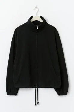 Soft sport zip sweater - Schwarz - Dame - Gina Tricot