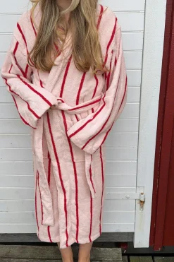 Soft terry bathrobe - Rosa - Dame - Gina Tricot