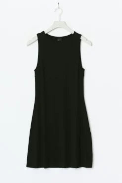 Soft touch mini dress - Schwarz - Dame - Gina Tricot