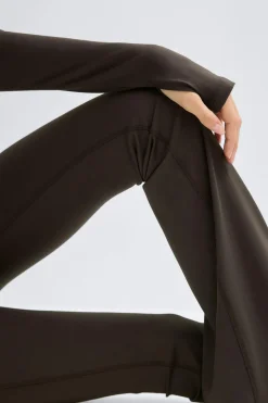 Soft wrap yoga cardigan - Braun - Dame - Gina Tricot