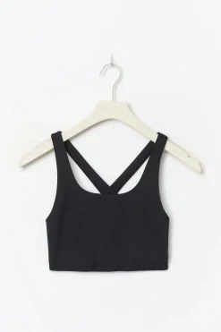 Soft yoga top - Schwarz - Dame - Gina Tricot