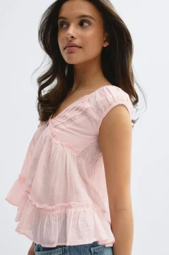 14+ sol blouse - Rosa - Gina Tricot
