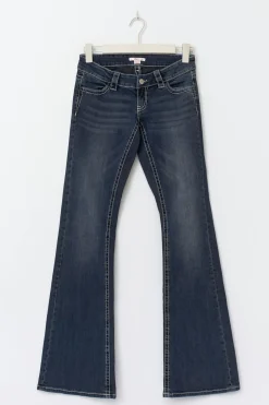 14+ sparkle low flare jeans - Blau - Gina Tricot