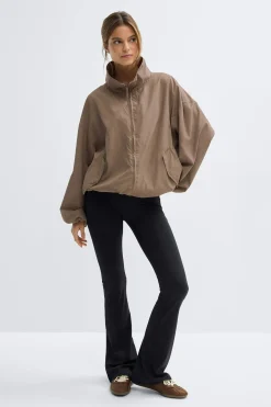 Sporty jacket - Beige - Dame - Gina Tricot