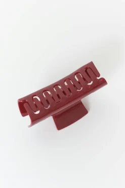 Square hair clip - Rot - Dame - Gina Tricot