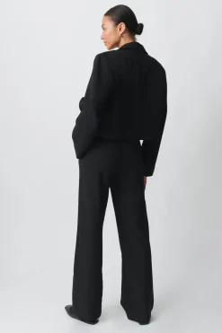 Straight regular trousers - Schwarz - Dame - Gina Tricot