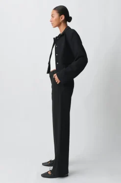 Straight regular trousers - Schwarz - Dame - Gina Tricot