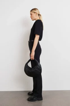 straight tall trousers - Schwarz - Dame - Gina Tricot