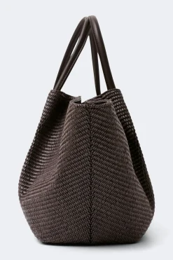 Structure strap tote bag - Braun - Dame - Gina Tricot
