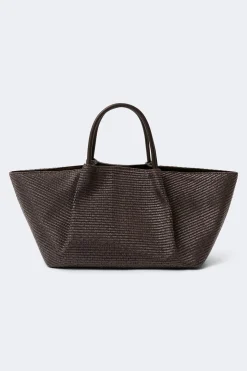 Structure strap tote bag - Braun - Dame - Gina Tricot