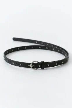 Studded long belt - Schwarz - Dame - Gina Tricot