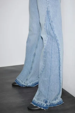 Super flare jeans - Blau - Dame - Gina Tricot