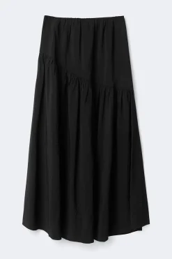 Tall dropped waist skirt - Schwarz - Dame - Gina Tricot