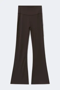 Tall flare yoga tights - Braun - Dame - Gina Tricot