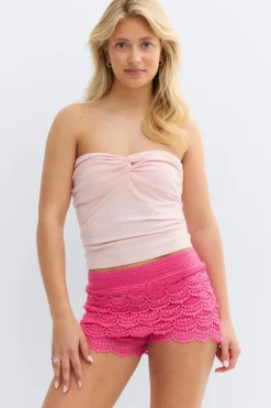 14+ tanlines bandeau top - Rosa - Gina Tricot