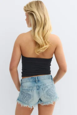 14+ tanlines bandeau top - Schwarz - Gina Tricot