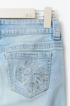 14+ the cross low jeans petite - Blau - Gina Tricot