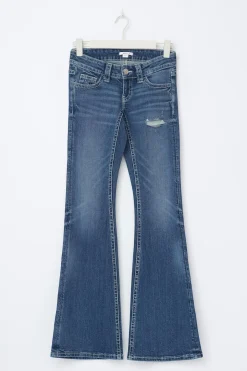 14+ the cross low jeans tall - Blau - Gina Tricot