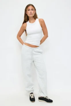 Tight fit rib tank - Weiß - Dame - Gina Tricot