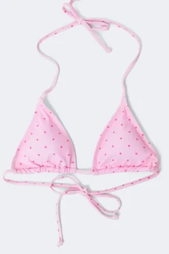 14+ tulum triangle bikini top - Rosa - Gina Tricot