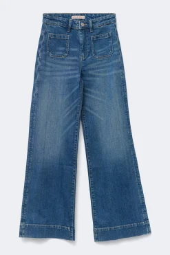 Waist hug flare jeans - Blau - Dame - Gina Tricot